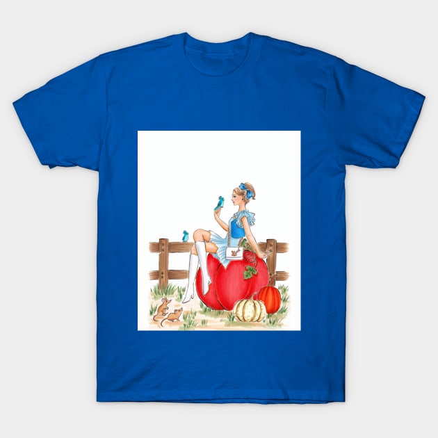 Modern Cinderella T-Shirt by Ji Illustrator